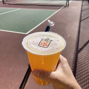 Kumquat orange fruit tea