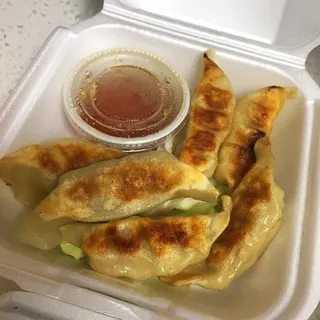6 Piece Pan Fried Pork Potstickers