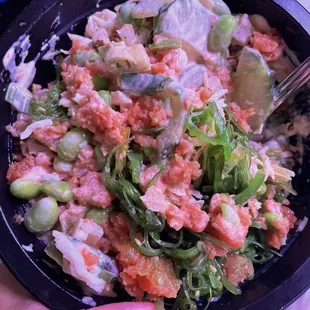 Supposedly spicy tuna poke bowl