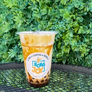 Brown sugar Monster Boba Latte
