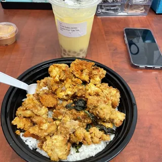 Popcorn Chicken And Rice