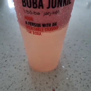 Milky Strawberry Smoothie