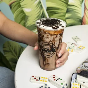 Triple Chocolate Oreo Milkshake and dominos