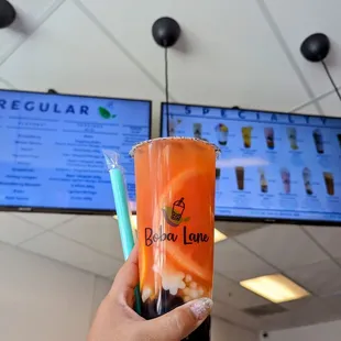 Boba Lane Four Seasons Square with Lychee Gummies &amp; Boba