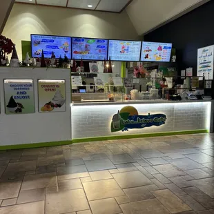 the interior of boba licious