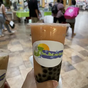 Guava Smoothie W/ Boba