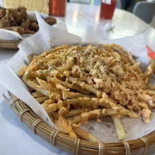 Fry's with crab meat