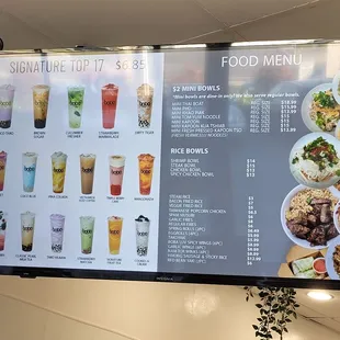 Menu Part 3/3 (as of 01/13/2025)