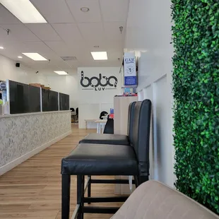 a view of a waiting area