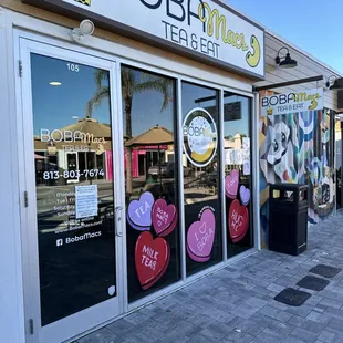 the outside of the store