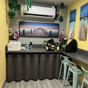 Inside