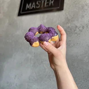 Ube Mochi Donut
