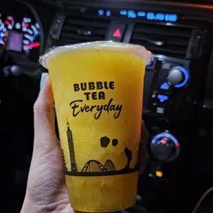 Mango slush with Mango star jelly