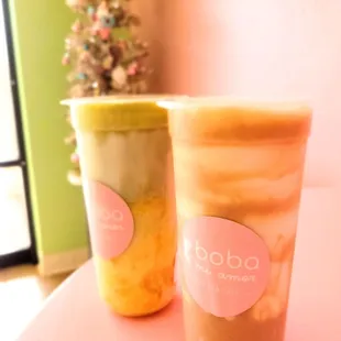 Matcha Mango Latte