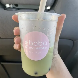 Matcha Strawberry Latte