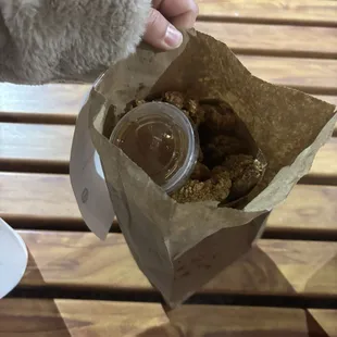 Popcorn Chicken with Sweet Chili Sauce