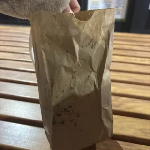 Bag of Popcorn Chicken