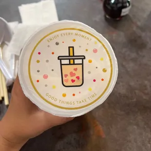 Boba lid
