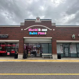 the front of the store