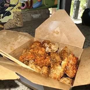 Popcorn Chicken &amp; Coconut Delight!! So good!