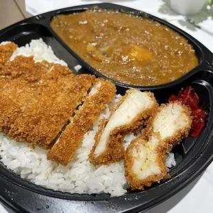 Chicken katsu curry
