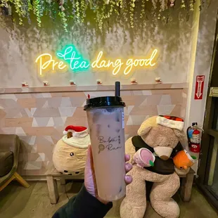 Oolong Milk Tea with Pudding