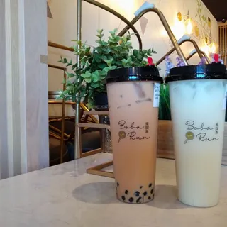 Brown Rice Green Milk Tea