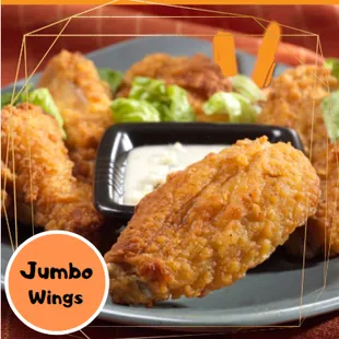 Enjoy these hot,crispy &amp; delicious breaded chicken wings!!!