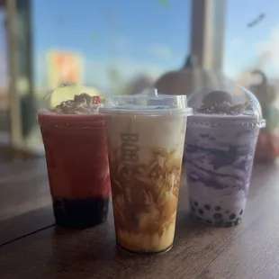 Strawberry Snow Ice Blend, Sweet Tiger, Purple Haze