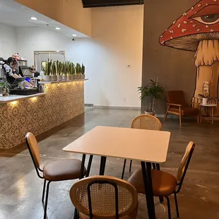 Part of the seating area