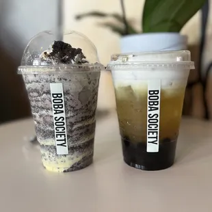 Oreo Krumble Ice Blend / Jasmine Tea Latte Classic Tea