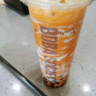 Cremw Brulee Thai Milk Tea