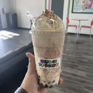 Horchata with Boba