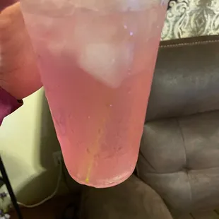 Kiwi strawberry and popping Boba