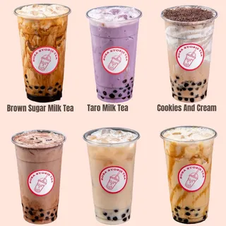 Jasmine Green with Milk Tea