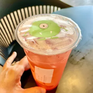 Strawberry fruit tea