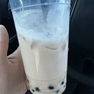 Milk tea boba tasted watered down