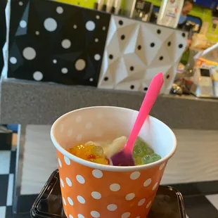 Yogurt with boba