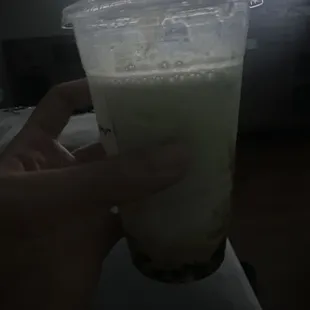Melon tea light boba