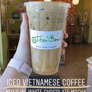 Iced Vietnamese Coffee Mixed