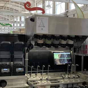 a conveyor belt in a factory