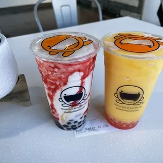 Strawberry Honey Pudding