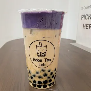 Sea Salt UBE Milk Tea