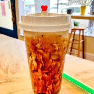 Brown sugar milk tea