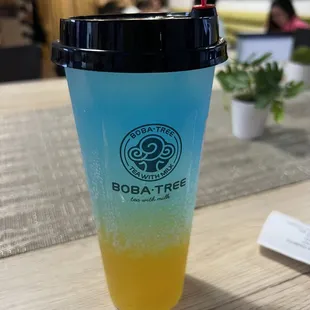 Blueberry bubble ocean