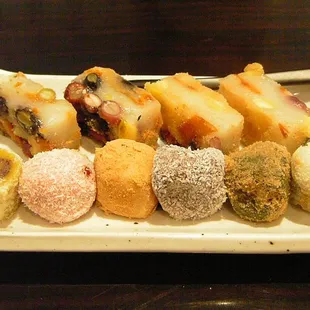 a platter of pastries
