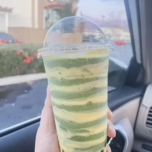 Matcha Brûlée smoothie