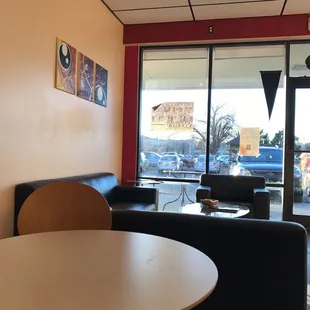 a view of the outside of a business