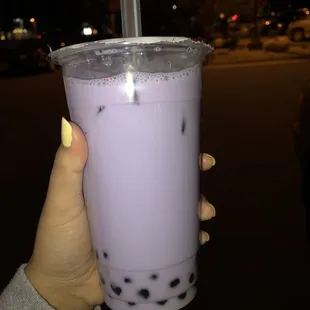Tarp milk tea with boba