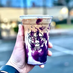 Ube coffee